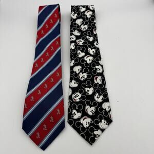 Mickey Mouse Disney Parks 60" x 3.5" and Disney 58" x 4" Ties